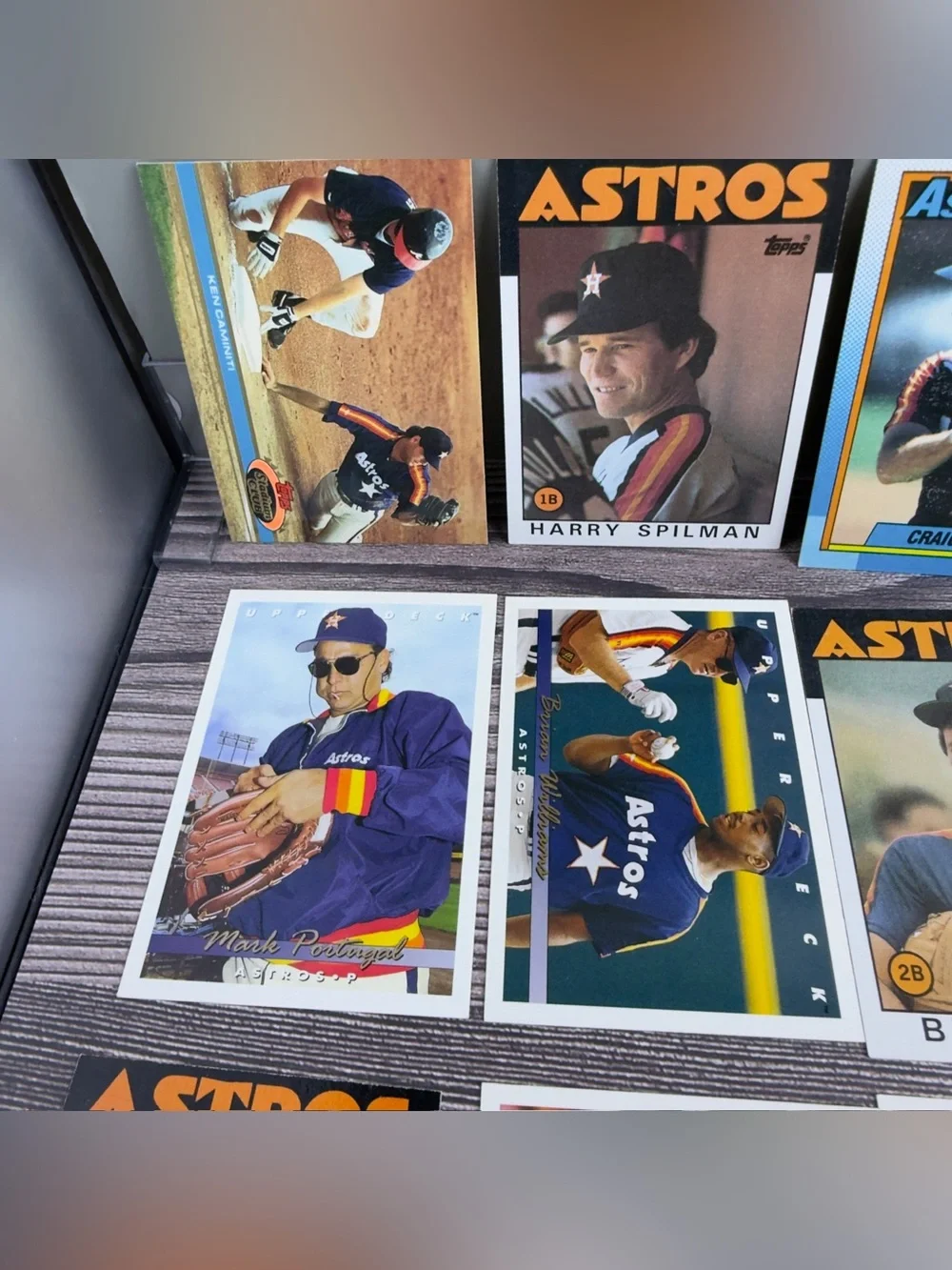 Houston Astros Card Lot of 24 Nolan Ryan Whataburger Hologram +